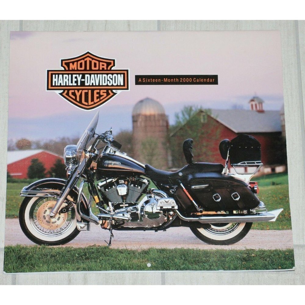 Harley‎ Davidson Calendar 2000 Art Work Framable Pictures